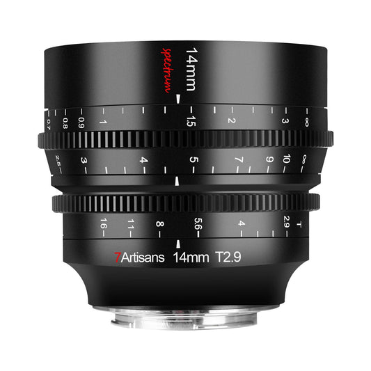 7artisans 14mm T2.9 Full Frame Cine Lens For Sony E Mount - Online Buy in Mumbai, India