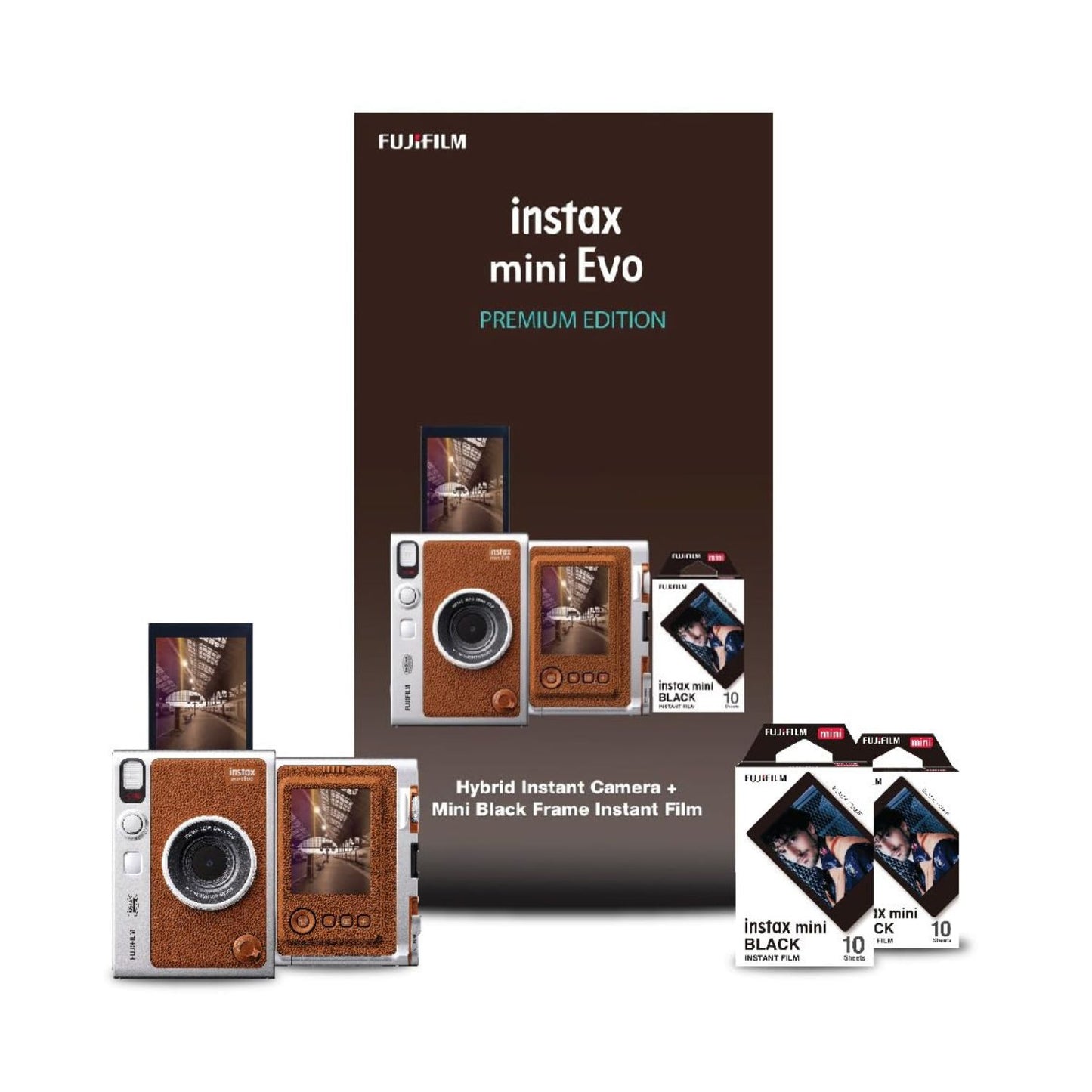 Fujifilm-Instax-Mini-EVO-Premium-Edition-Camera-Brown-Online-Buy-India - Hey Jimmy