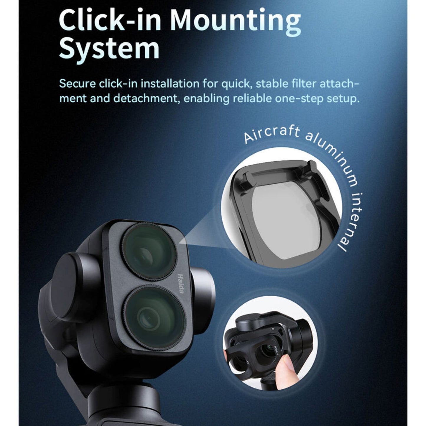 Haida NanoPro Set of 3 Filters for DJI Osmo Pocket 4P