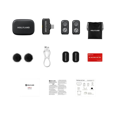 Hollyland LARK A1 Duo 2-Person Wireless Microphone System with USB-C Connector