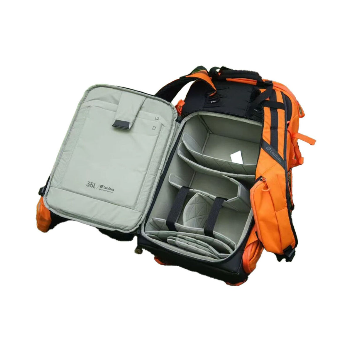 Leofoto 35L All-in-One Travel & Outdoor Camera Backpack with Large Insert