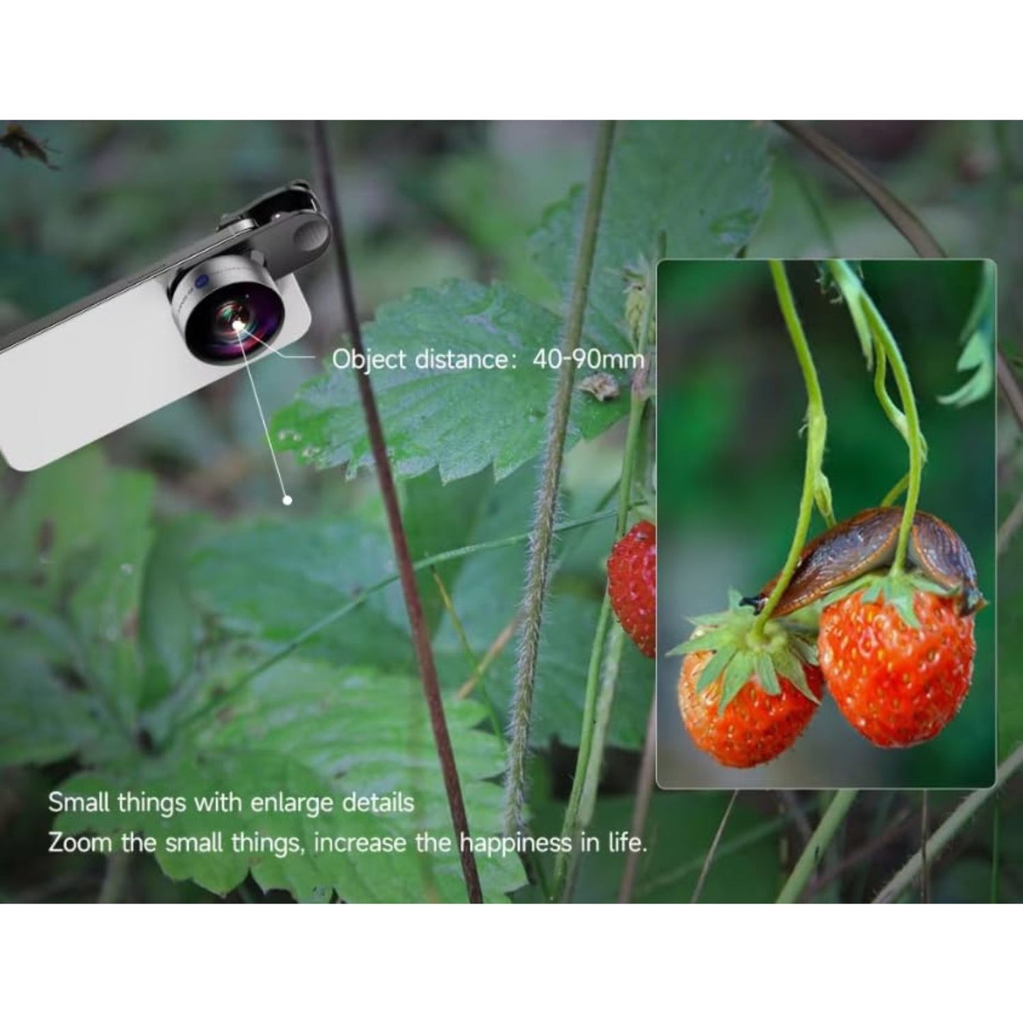 Martvsen 40-90mm Pro 32x Phone Macro Lens Kit