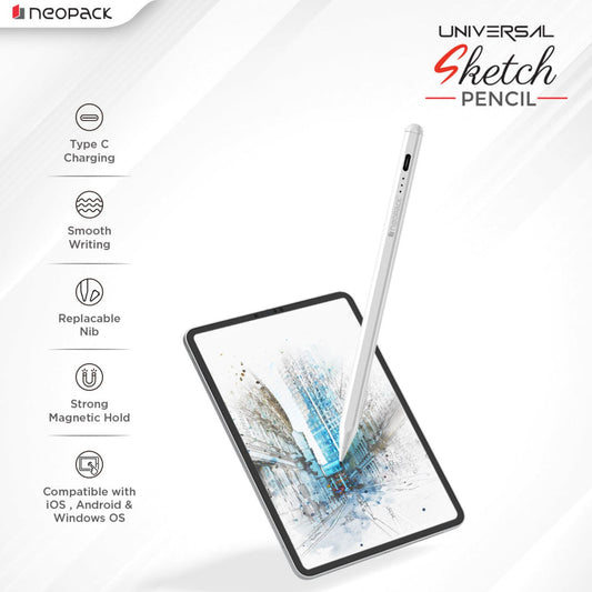 Neopack Universal Sketch Pencil with Magnetic Attached and Long Battery Life