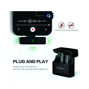 Profocus-Wireless-Smart-Microphone-Lightning-with-Charging-Case-For-Apple-Online-Buy-Mumbai-India_2 - Hey Jimmy