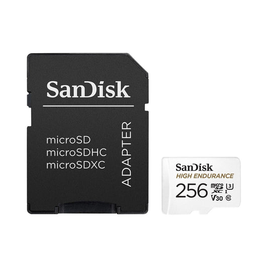 SanDisk 256GB High Endurance MicroSDXC Memory Card with Adapter(100 MB/s)