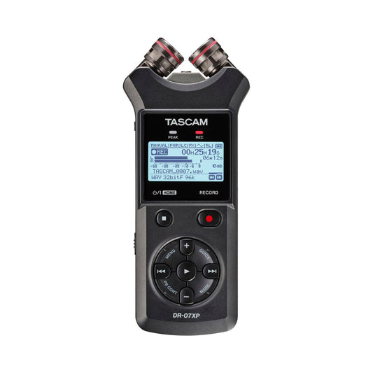 Tascam DR-07XP 2-Channel 32-Bit Float Portable Audio Recorder