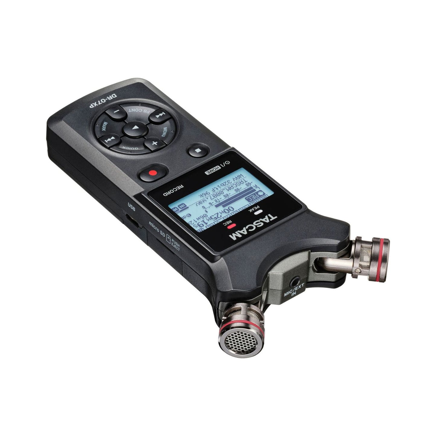 Tascam DR-07XP 2-Channel 32-Bit Float Portable Audio Recorder
