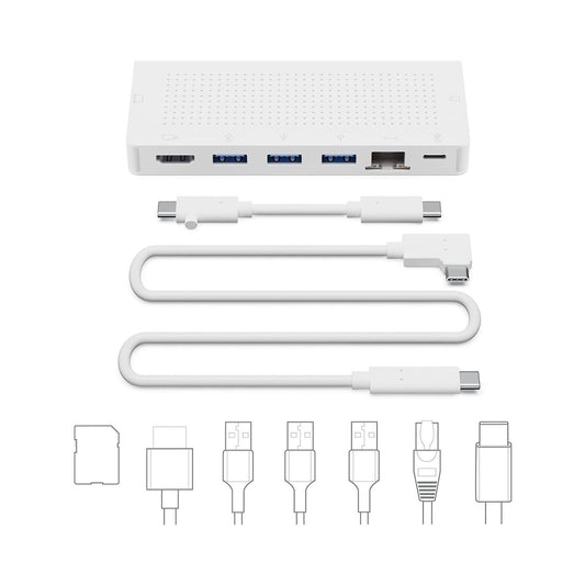 Twelve-South-StayGo-USB-Type-C-Hub-Matte-White-Online-Buy-India - Hey Jimmy