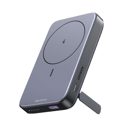 UGREEN-10000mAh-Mini-Magnetic-Wireless-20W-Power-Bank-With-with-Foldable-Stand-Online-Buy-India - Hey Jimmy