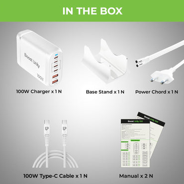 Ultraprolink-Boost-Unity-100-6-USB-Port-100W-Desktop-GaN-Charging-Station-Online-Buy-India_1 - Hey Jimmy