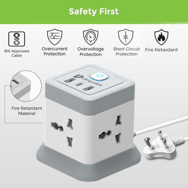 Ultraprolink-Power-Qube-4-Socket-Surge-Protector-3-USB-PD20W-Hub-Online-Buy-Mumbai-India_2 - Hey Jimmy