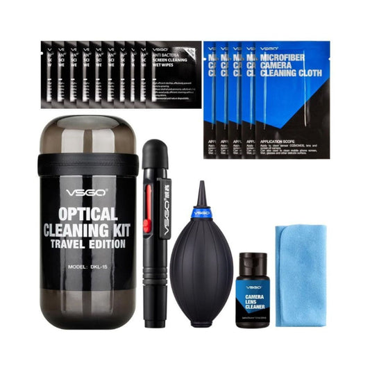 VSGO DKL-15G Camera Lens Cleaning Kit Travel Edition (Gray) - Online Buy in Mumbai, India