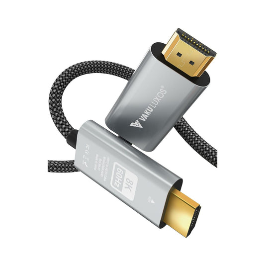 Vaku Luxos SYNC FURY Gold Plated Nylon Braided HDMI to HDMI Cable - Online Buy in Mumbai, India