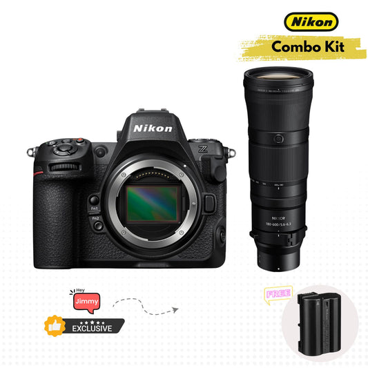 Wildlife Kit: Nikon Z8 Body + Nikkor Z 180-600mm VR Lens Bundle - Online Buy in Mumbai, India