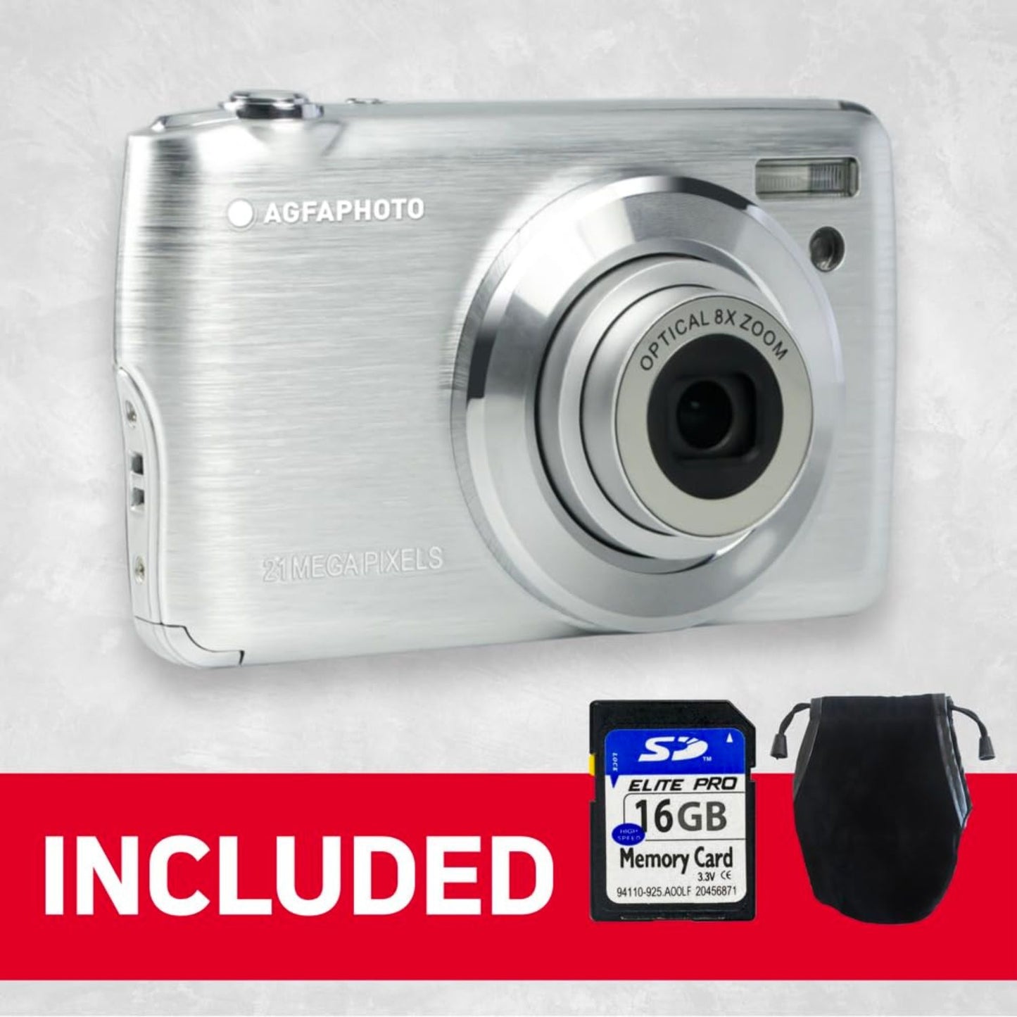 AGFAPhoto DC8200 18MP Digital Compact Camera