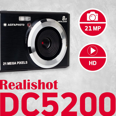 AgfaPhoto Realishot DC5200 Compact Digital Camera