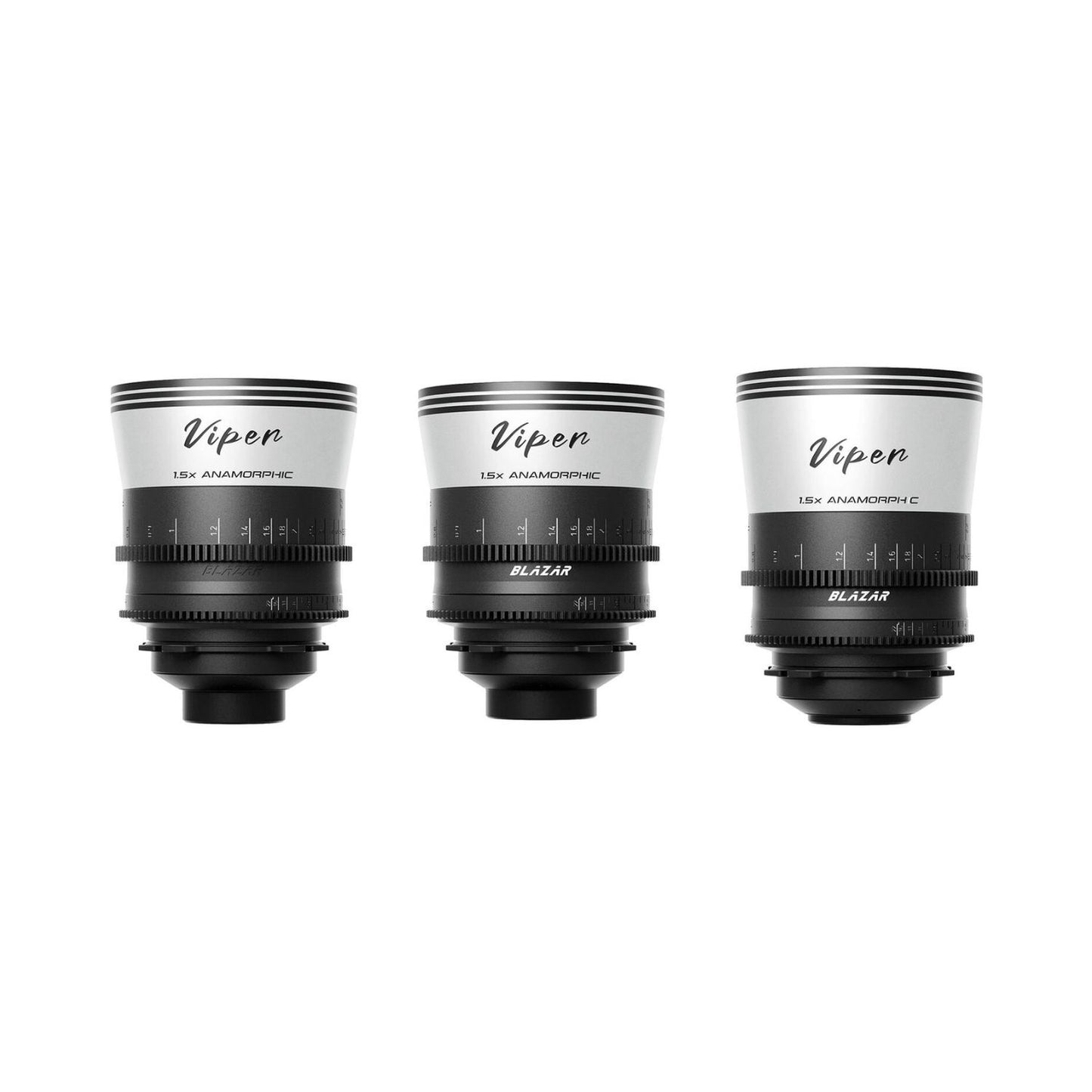 Blazar Lens Viper T2.1 Full-Frame 1.5x Anamorphic 3-Lens Set