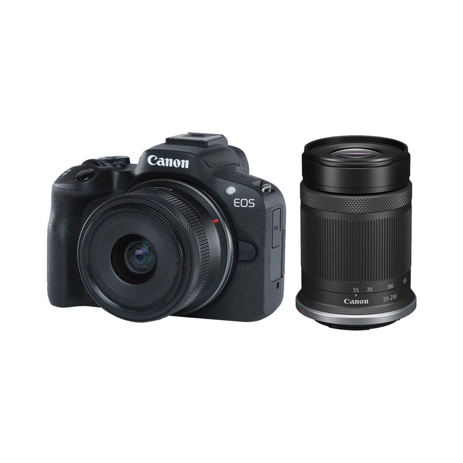 Canon EOS R50 Mirrorless Camera with RF-S18-45mm F4.5-6.3 IS STM and RF-S55-210mm F5-7.1 IS STM Lens - Online Buy in Mumbai, India
