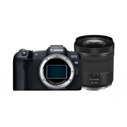 Canon EOS R8 Mirrorless Camera with RF 24-105mm F4-7.1 IS STM Lens Combo Kit