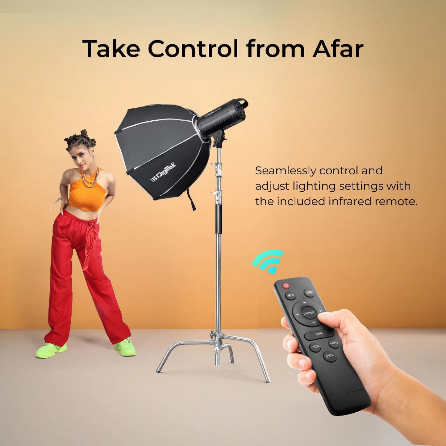 Digitek DCL-250 WBC Lite Combo BI Color Continuous LED Light