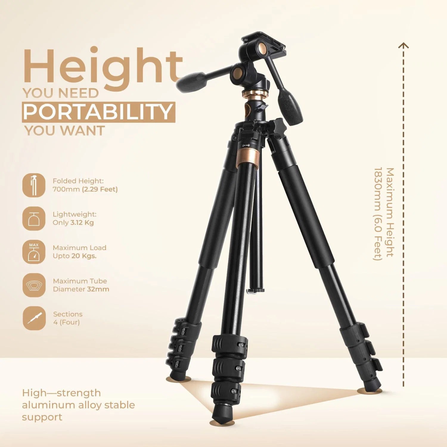 DigitekDTR620BHMulti-Angle6ftDVTripodCumMonopodOnlineBuyIndia_8 - Hey Jimmy