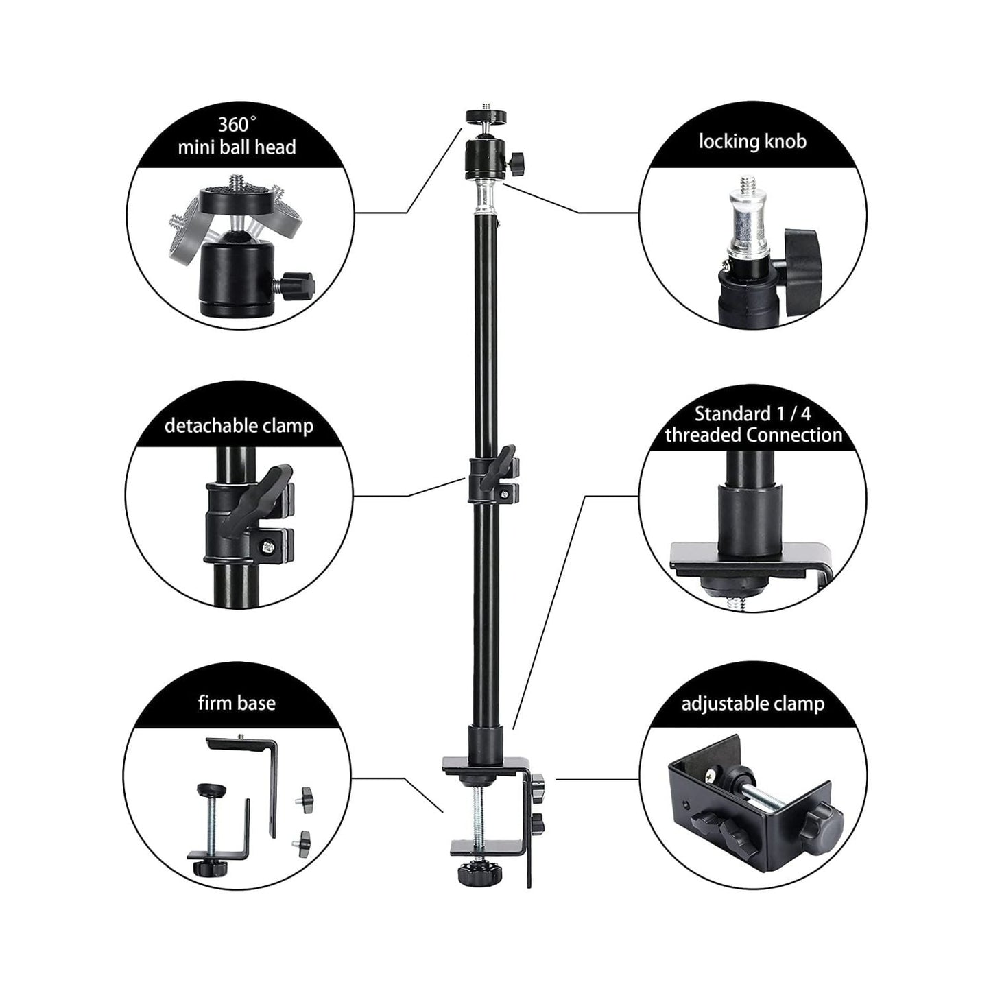 E-Image-TP-1-Tabletop-Stand-With-Ball-Head-Online-Buy-Mumbai-India_2 - Hey Jimmy