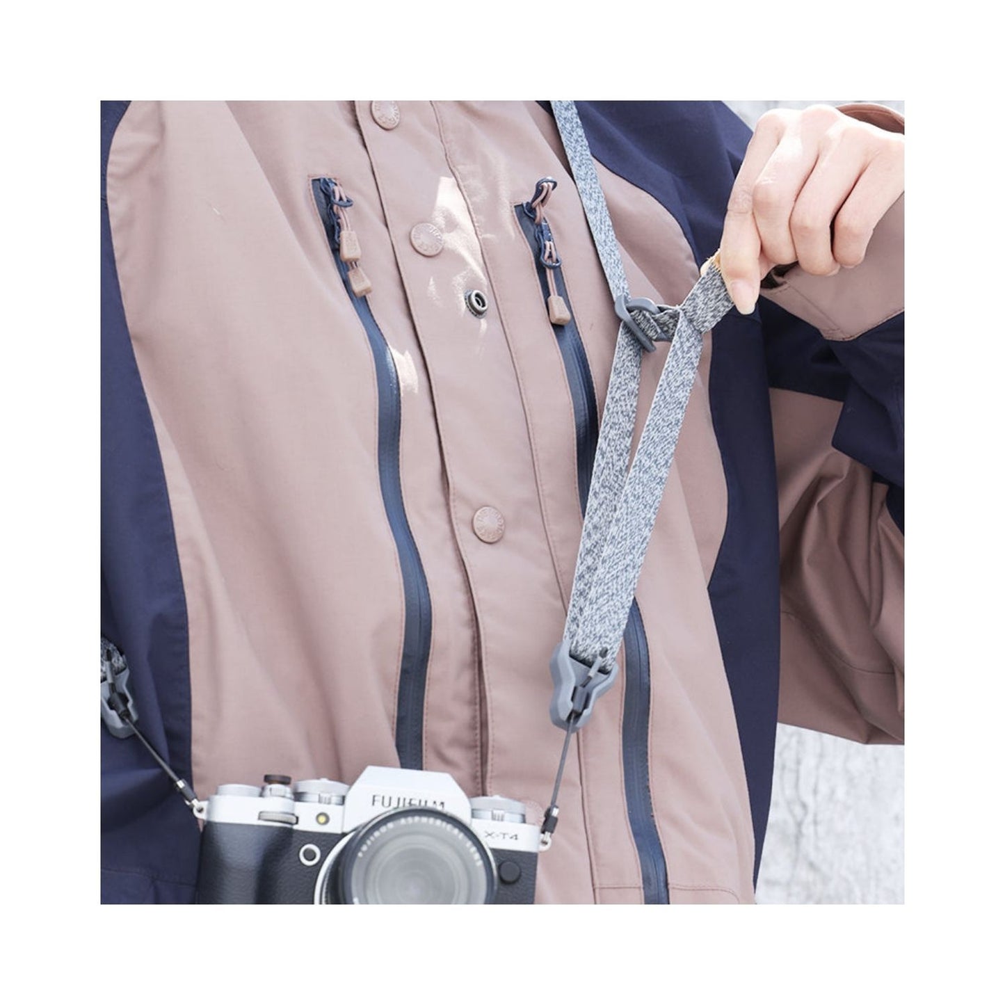 Falcam-Maglink-Quick-Magnetic-Buckle-Shoulder-Strap-Lite-Grey-Online-Buy-Mumbai-India_2 - Hey Jimmy