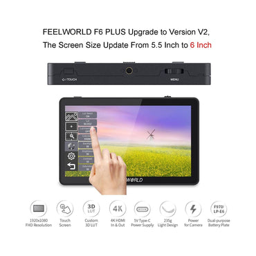 FeelWorld-F6-Plus-V2-6inch-4K-HDMI-Monitor-Online-Buy-Mumbai-India_1 - Hey Jimmy