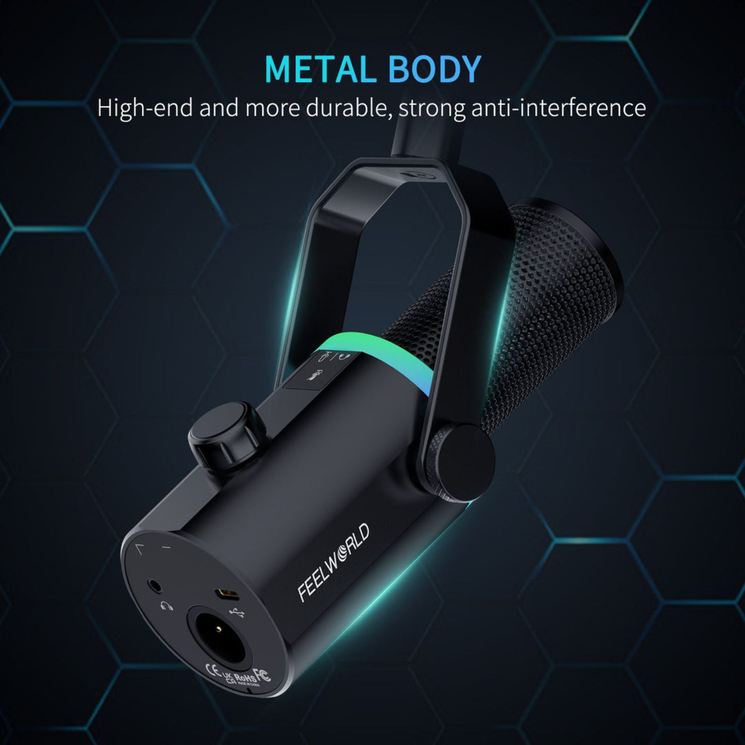 Feelworld-PM1-XLR-USB-Dynamic-Microphone-with-Boom-Arm-Stand-for-Podcast-Online-Buy-India_4 - Hey Jimmy