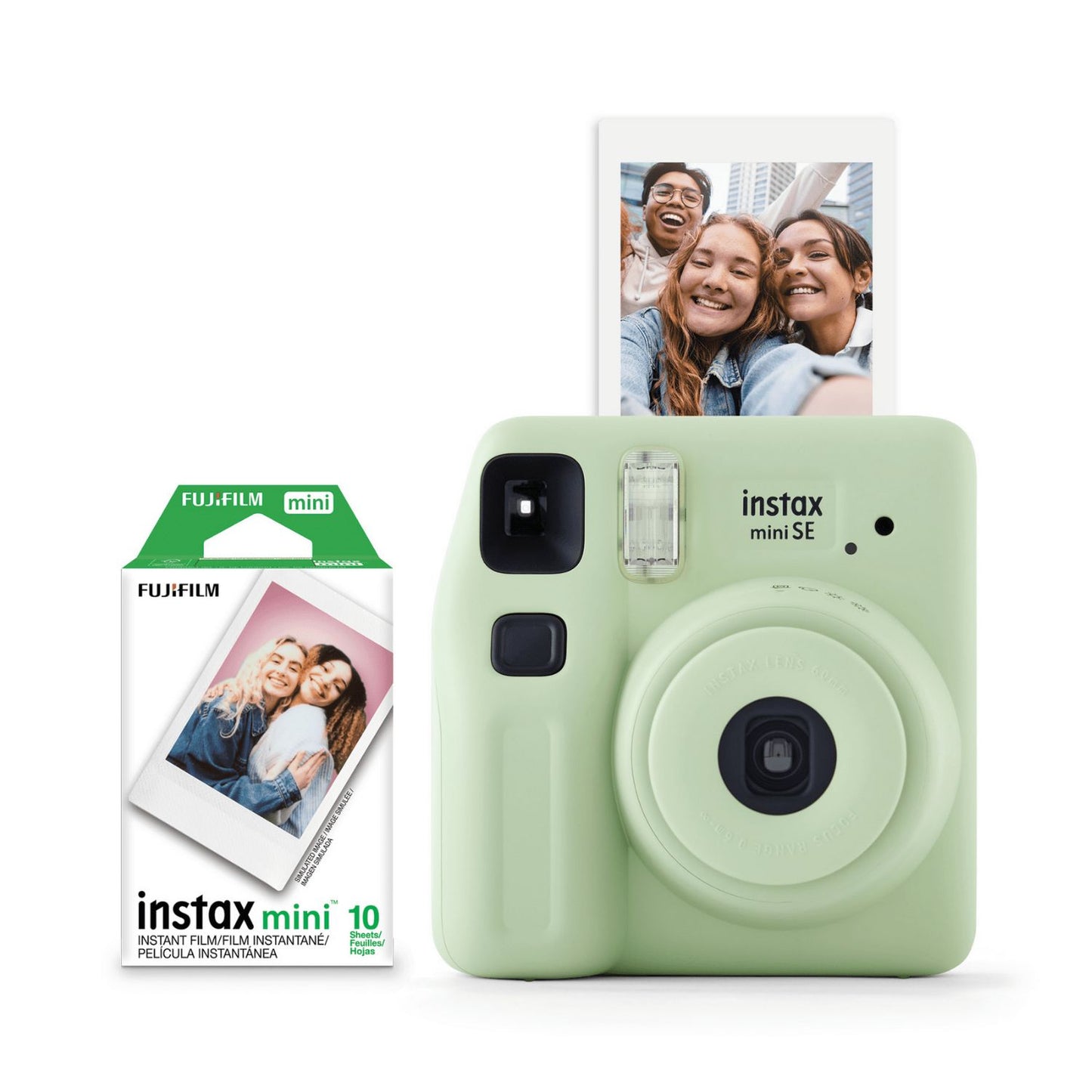 Fujifilm-Instax-Mini-SE-Instant-Camera-Fun-Pack-Green-Online-Buy-India - Hey Jimmy