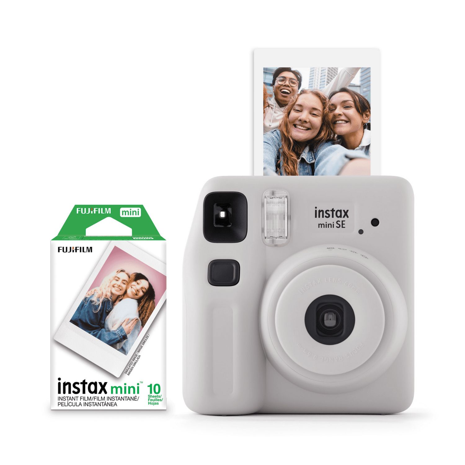 Fujifilm-Instax-Mini-SE-Instant-Camera-Fun-Pack-Grey-Online-Buy-India - Hey Jimmy