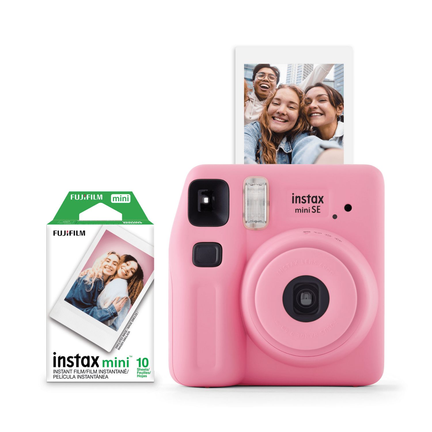 Fujifilm-Instax-Mini-SE-Instant-Camera-Fun-Pack-Pink-Online-Buy-India - Hey Jimmy