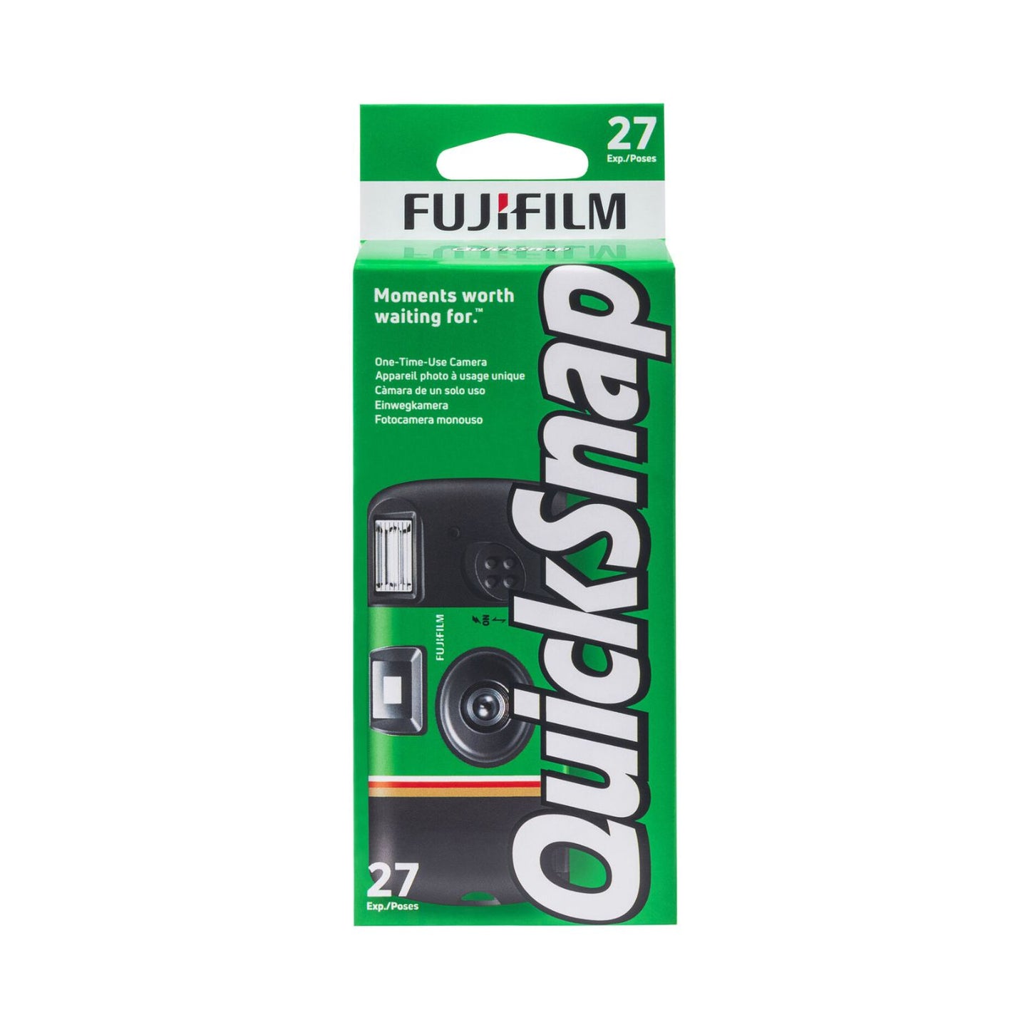 Fujifilm QuickSnap Flash 400 One-Time-Use Disposable Camera (27 Exposures)