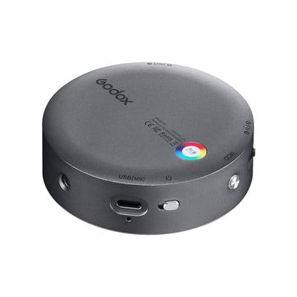 Godox-R1-Round-Magnetic-RGB-Mini-Creative-LED-Video-Light-Grey-Online-Buy-Mumbai-India-5 - Hey Jimmy