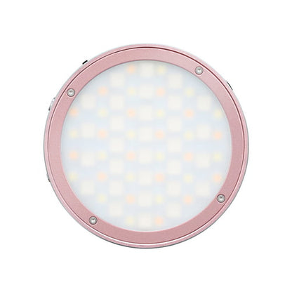 Godox-R1-Round-Magnetic-RGB-Mini-Creative-LED-Video-Light-Pink-Online-Buy-Mumbai-India - Hey Jimmy