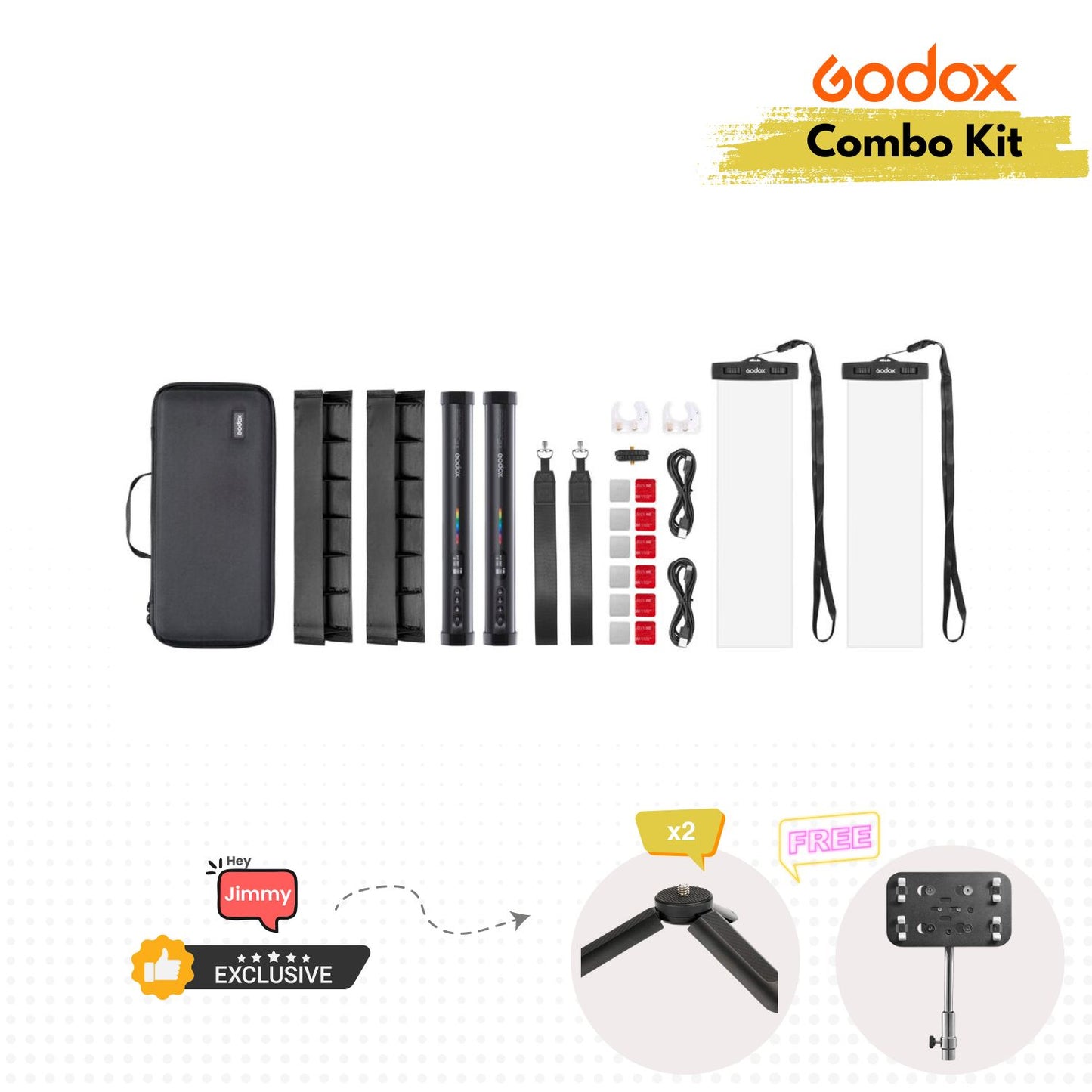 Godox-TL30-RGB-Tube-Light-Kit-2-Combo-Online-Buy-India - Hey Jimmy