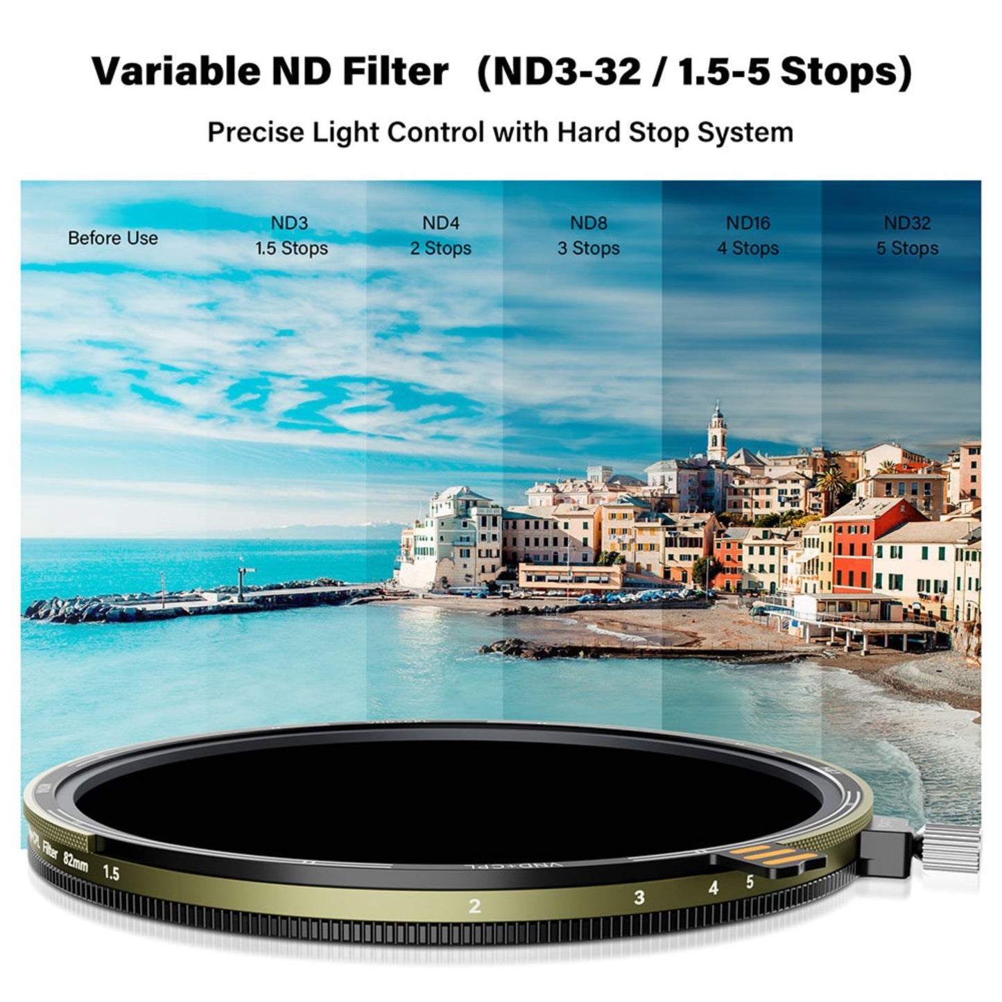 H&Y 67mm HD Nova-Series Magnetic Variable ND3-32 (1.5 - 5 stops) + CPL Filter Kit