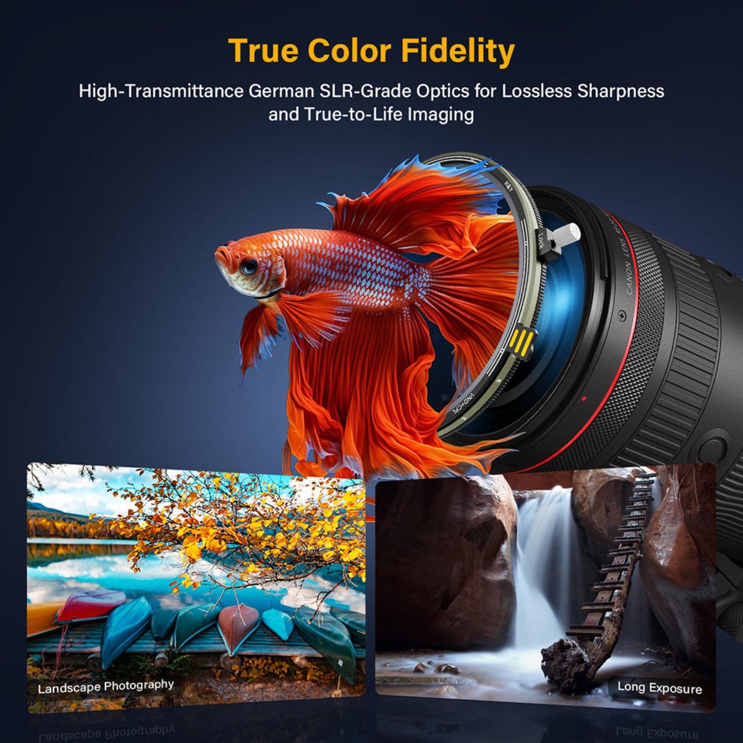 H&Y 67mm HD Nova-Series Magnetic Variable ND3-32 (1.5 - 5 stops) + CPL Filter Kit