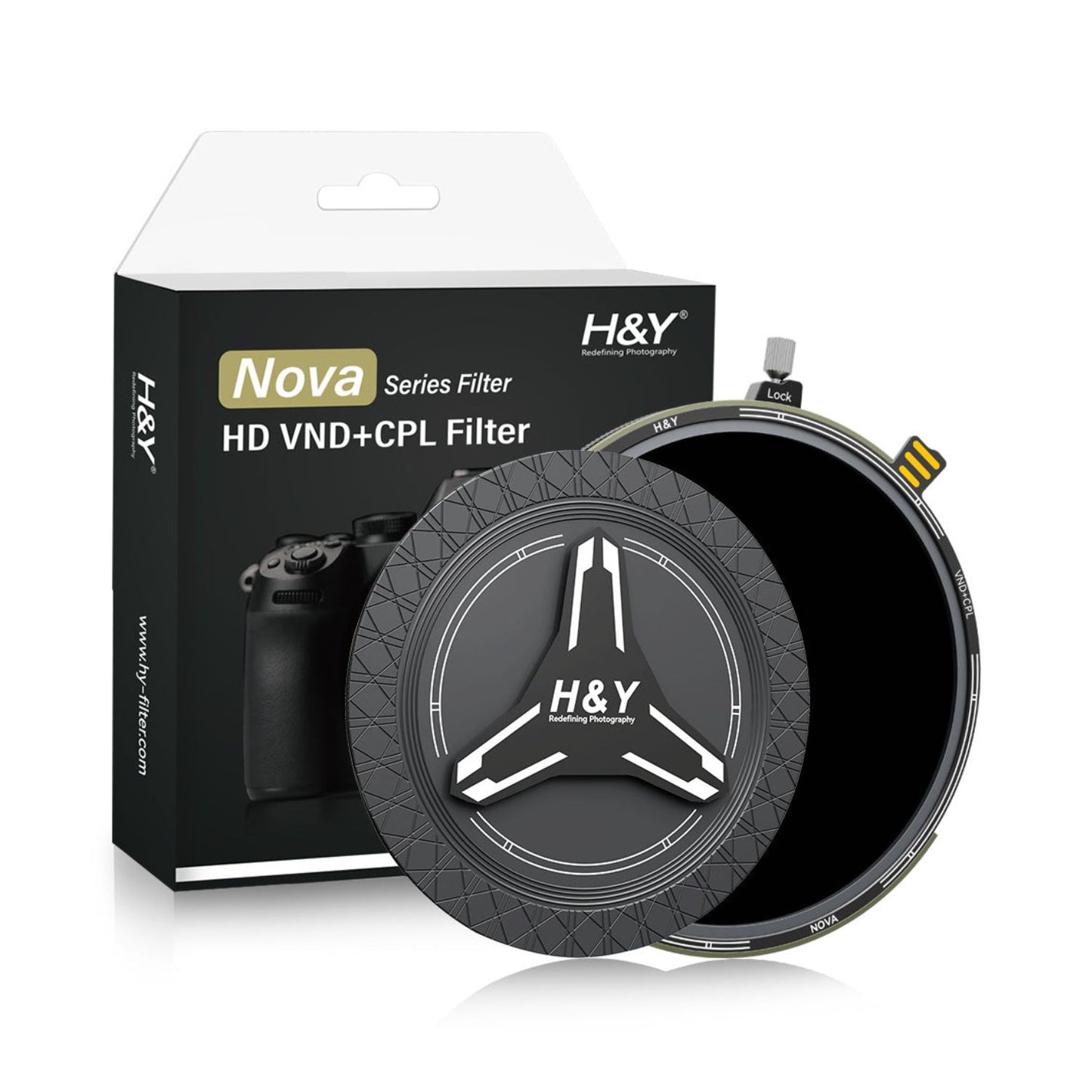 H&Y 77mm HD Nova-Series Magnetic Variable ND3-32 (1.5 - 5 stops) + CPL Filter Kit