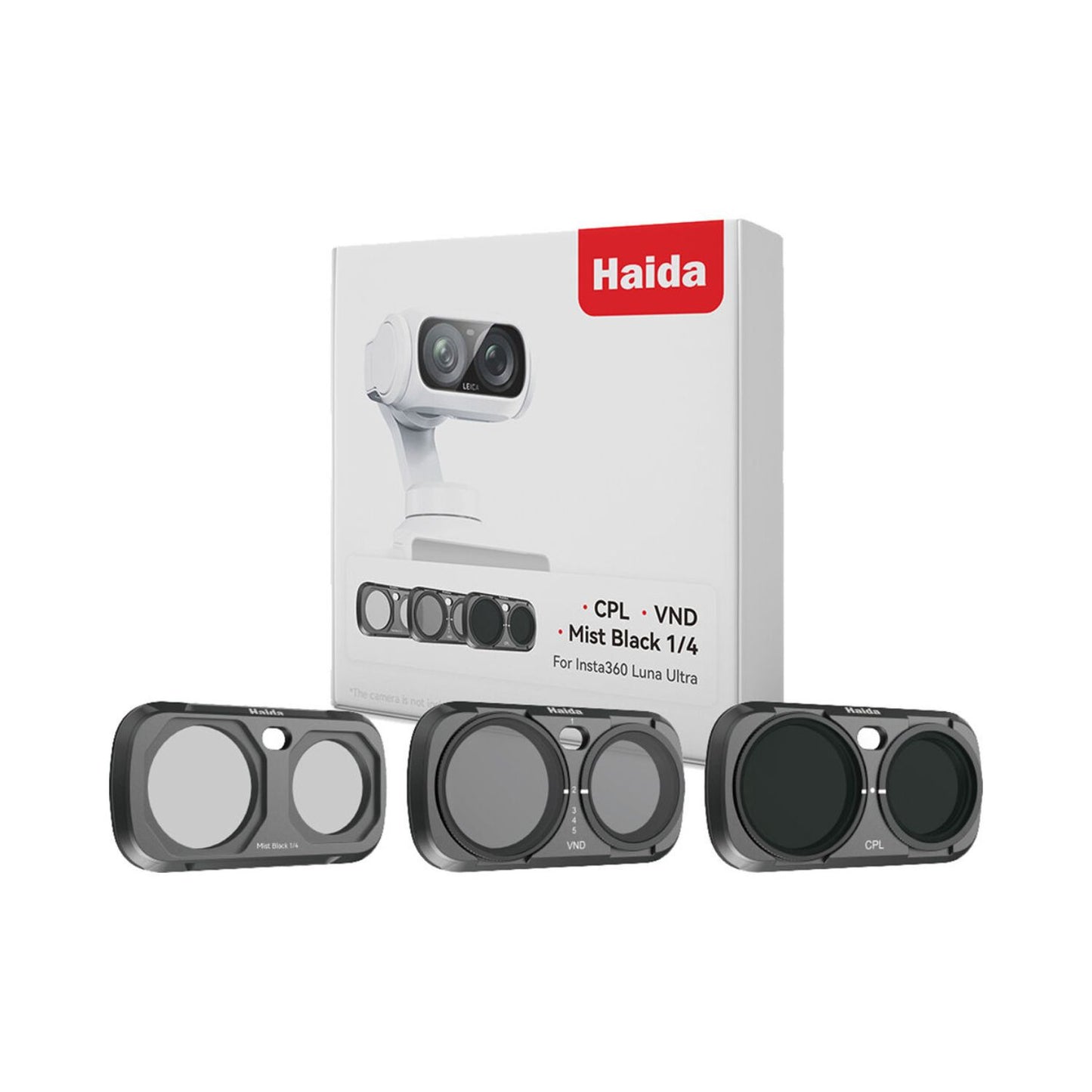 Haida NanoPro 3-Pack Magnetic Filter Kit for Insta360 Luna Ultra