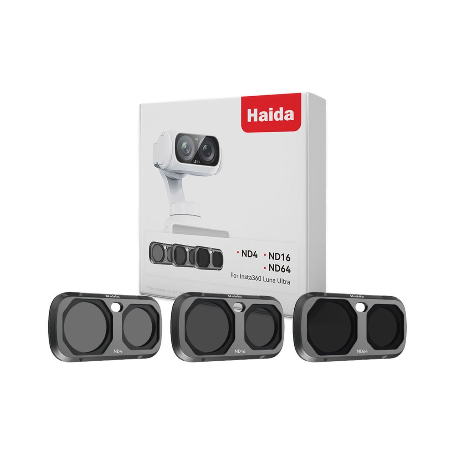 Haida NanoPro 3-Pack Magnetic ND Filter Kit for Insta360 Luna Ultra (Black)