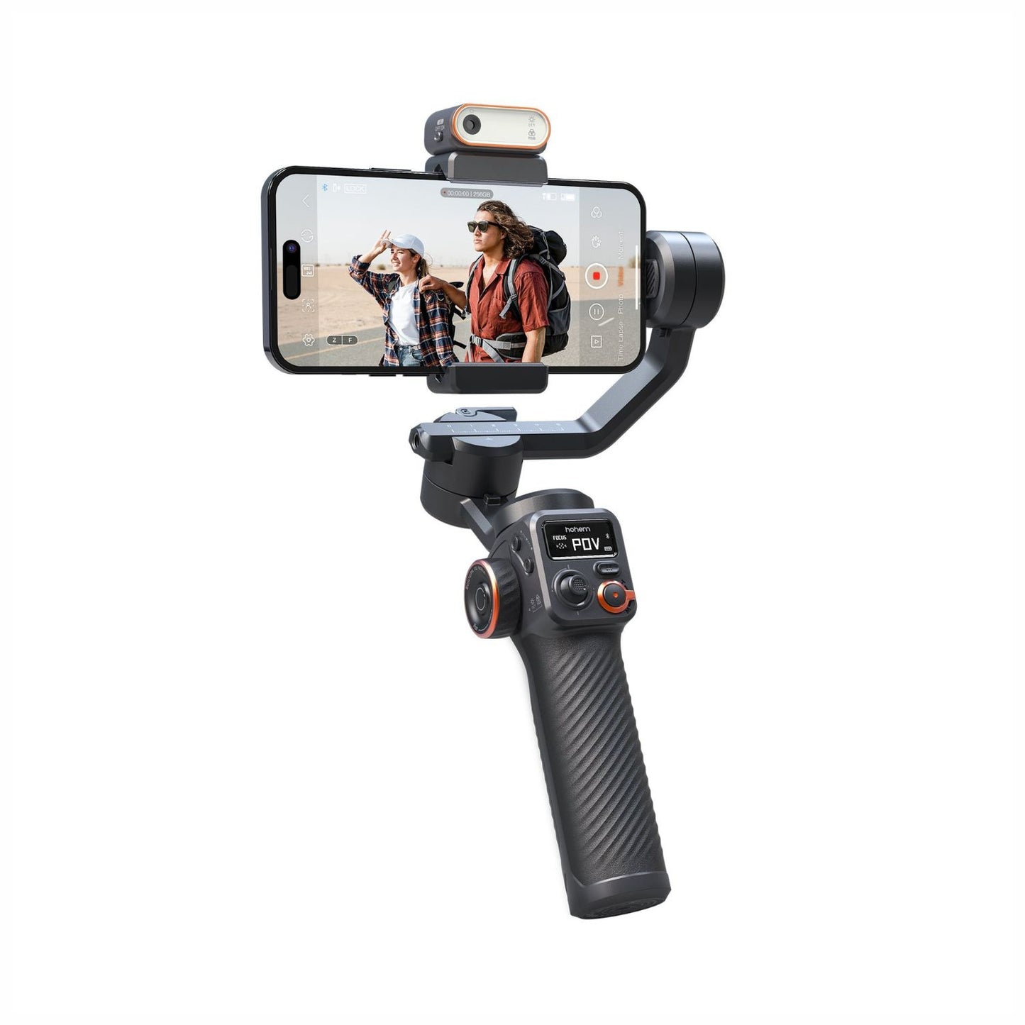 Hohem-iSteady-M6-Smartphone-Gimbal-Kit-with-Fill-Light-and-AI-Vision-Sensor-Online-Buy-India - Hey Jimmy