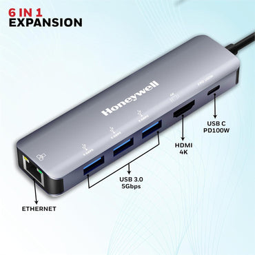 Honeywell-Type-C-Docking-Station-6-in-1-Platinum-Series-Online-Buy-India_1 - Hey Jimmy