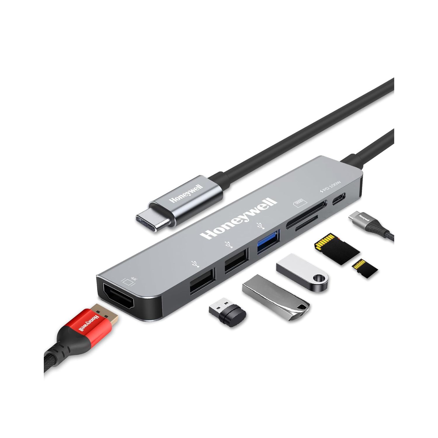 Honeywell-Type-C-Docking-Station-7-in-1-Platinum-Series-Online-Buy-India - Hey Jimmy