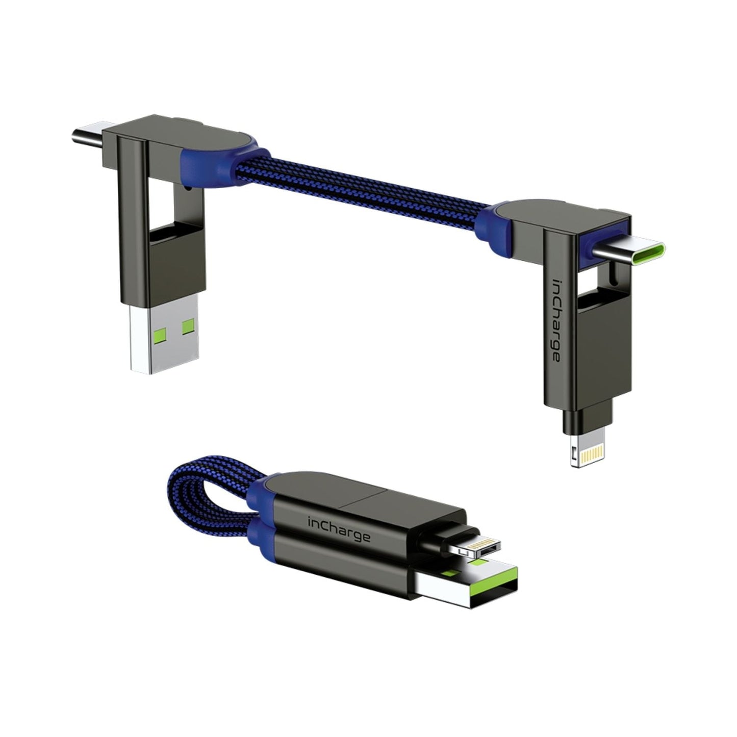 Incharge-X-Charging-Cable-Sapphire-Blue-Online-Buy-Mumbai-India - Hey Jimmy