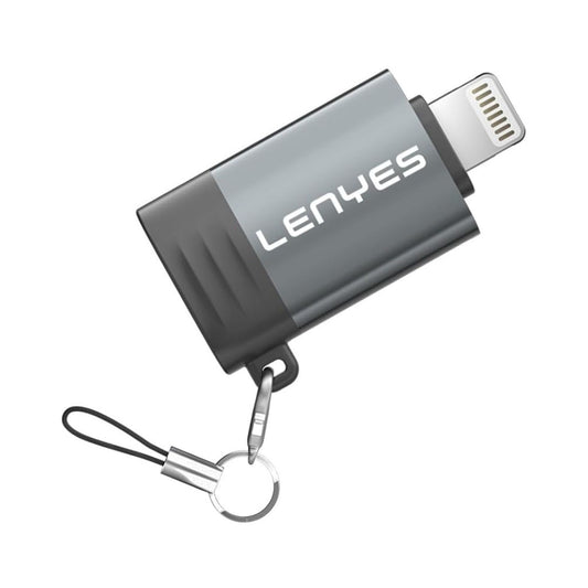 Lenyes-AX112-USB-2.0-Female-to-Lightning-Male-OTG-Adapter-Online-Buy-India - Hey Jimmy