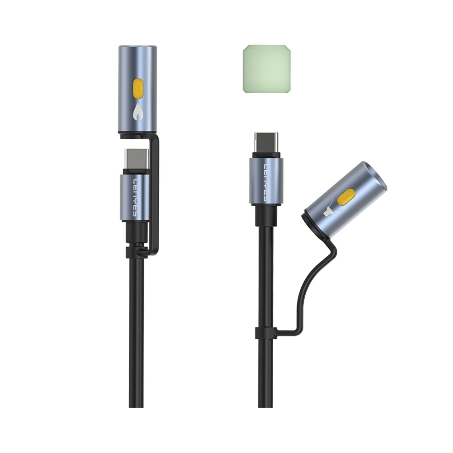Lenyes-LC111-4-in-1-60W-Braided-Cable-Online-Buy-India - Hey Jimmy