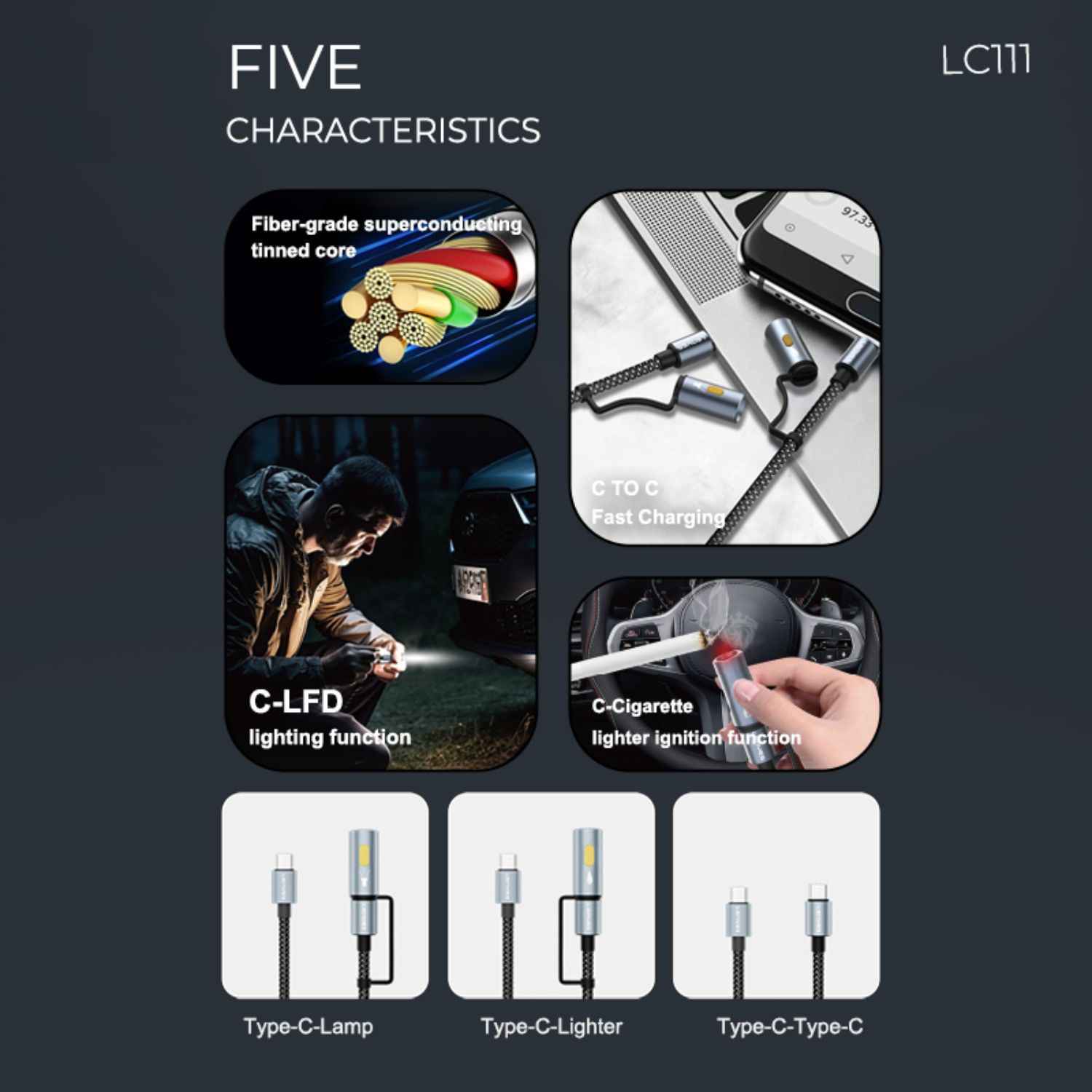 Lenyes-LC111-4-in-1-60W-Braided-Cable-Online-Buy-India_5 - Hey Jimmy