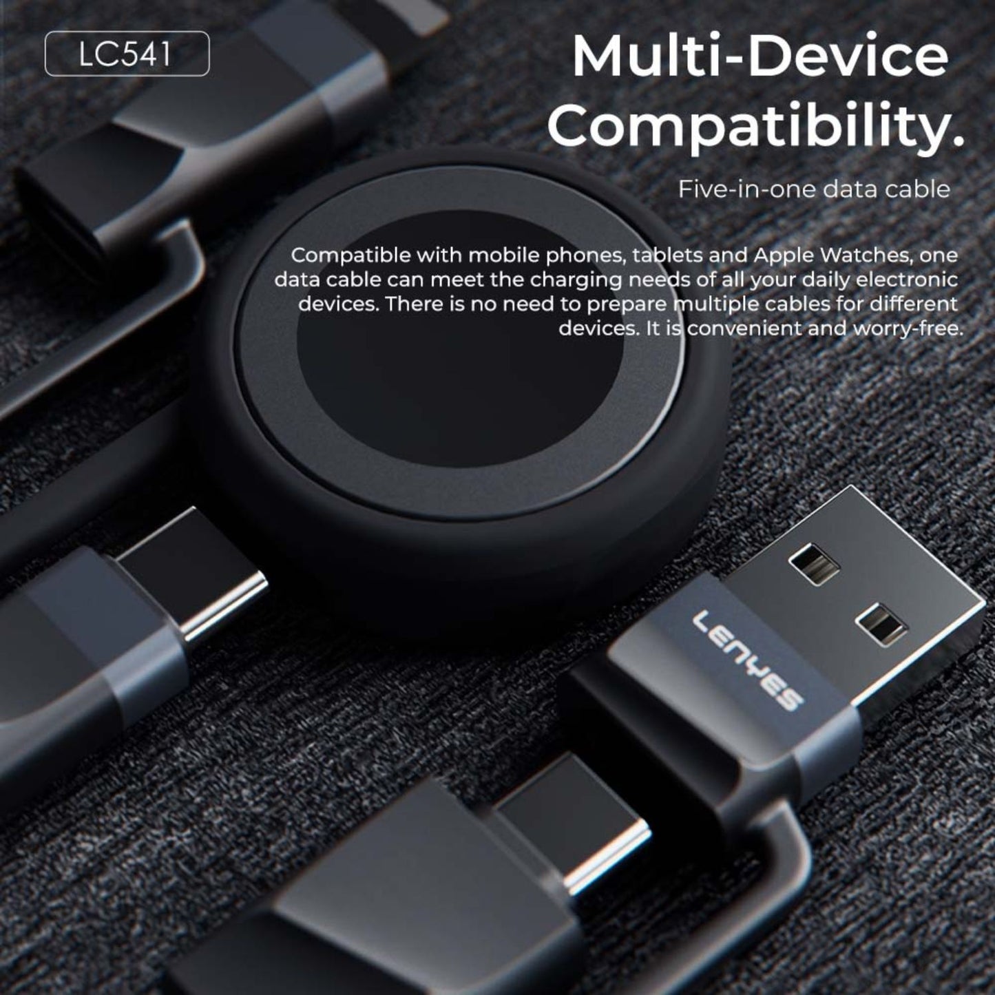 Lenyes-LC541-5-in-1-Data-Cable-with-Wireless-Charger-For-Watch-Online-Buy-India_8 - Hey Jimmy