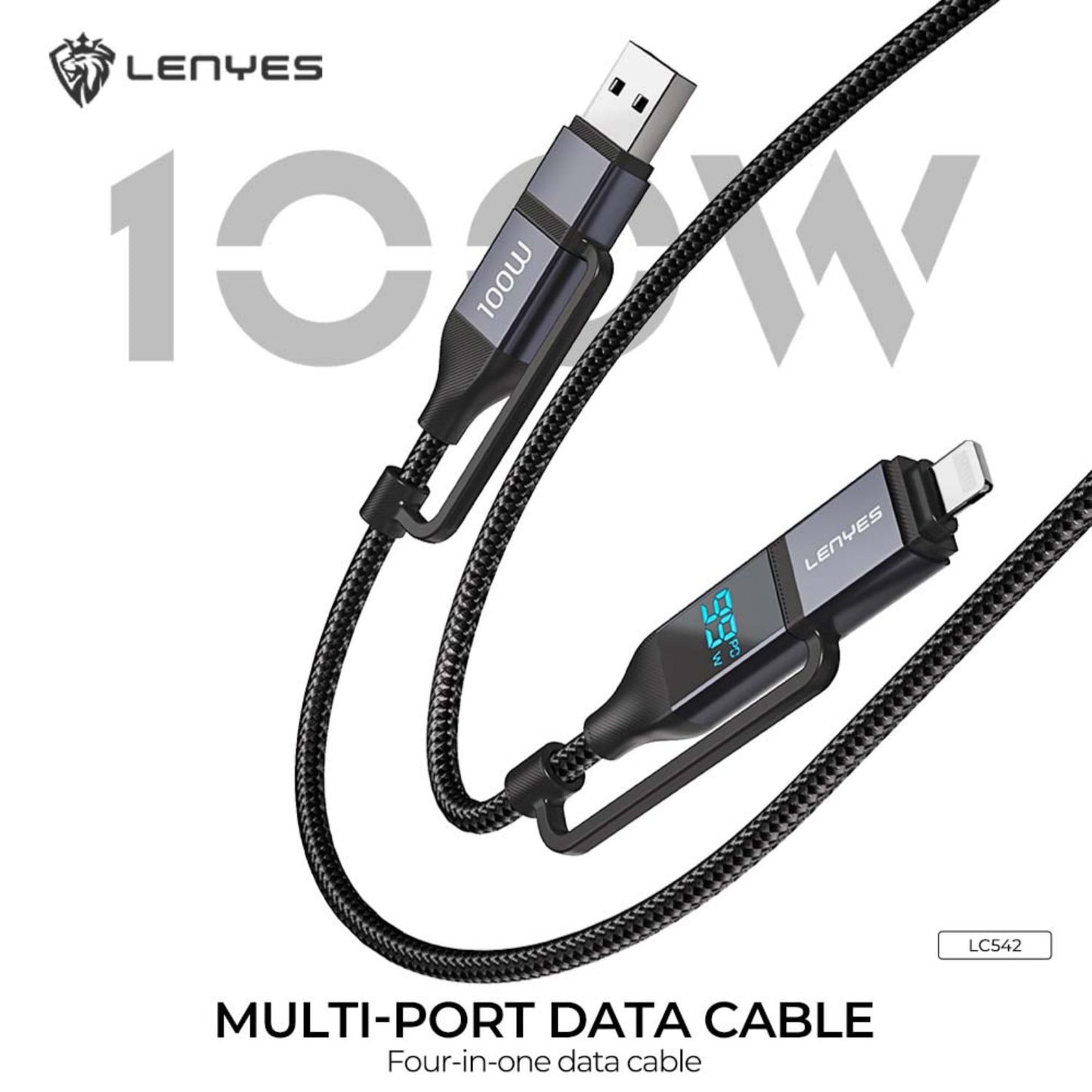 Lenyes-LC542-4-in-1-Data-Cable-with-Digitak-Display-Online-Buy-India_3 - Hey Jimmy